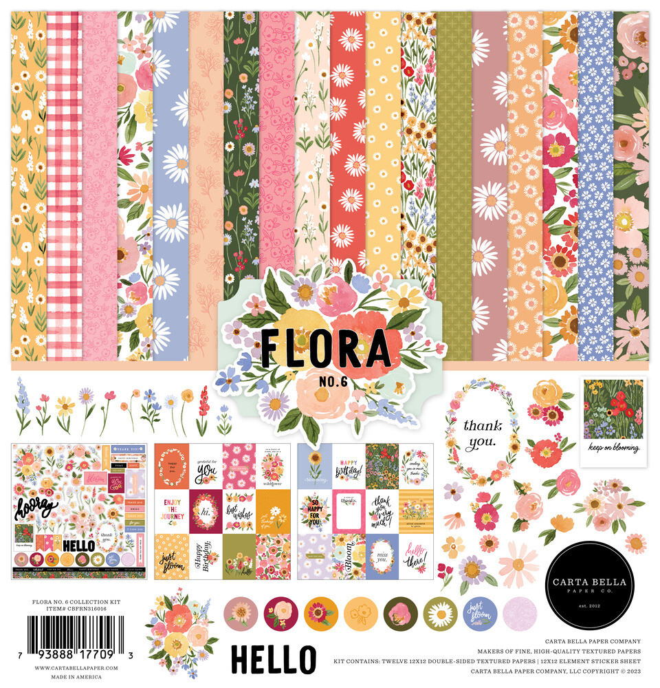 12x12 Collection Kit - Flora No. 6 Collection