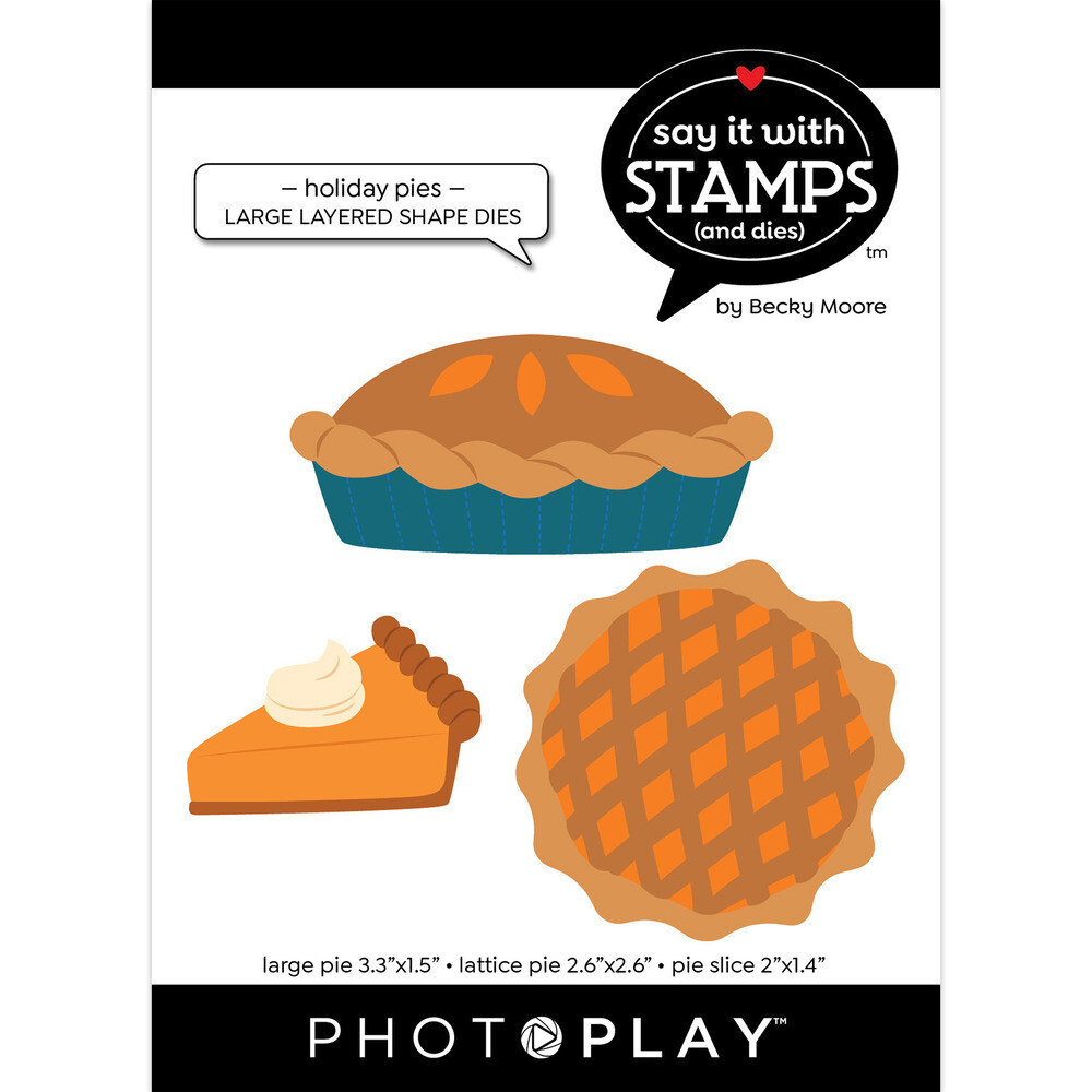 Holiday Pies  - Die Set