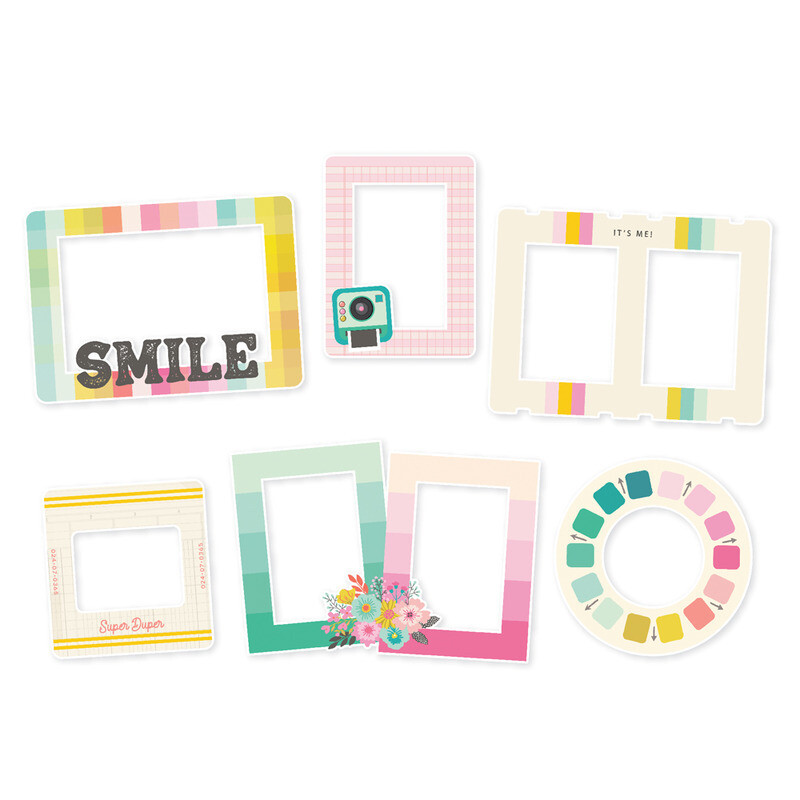 Chipboard Frames - True Colors Collection