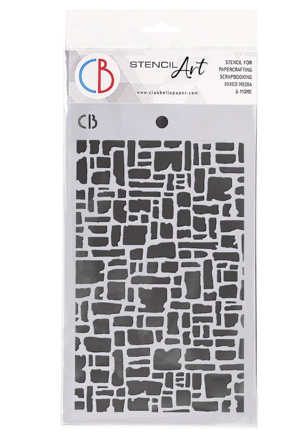 Abstract Brick - Stencil