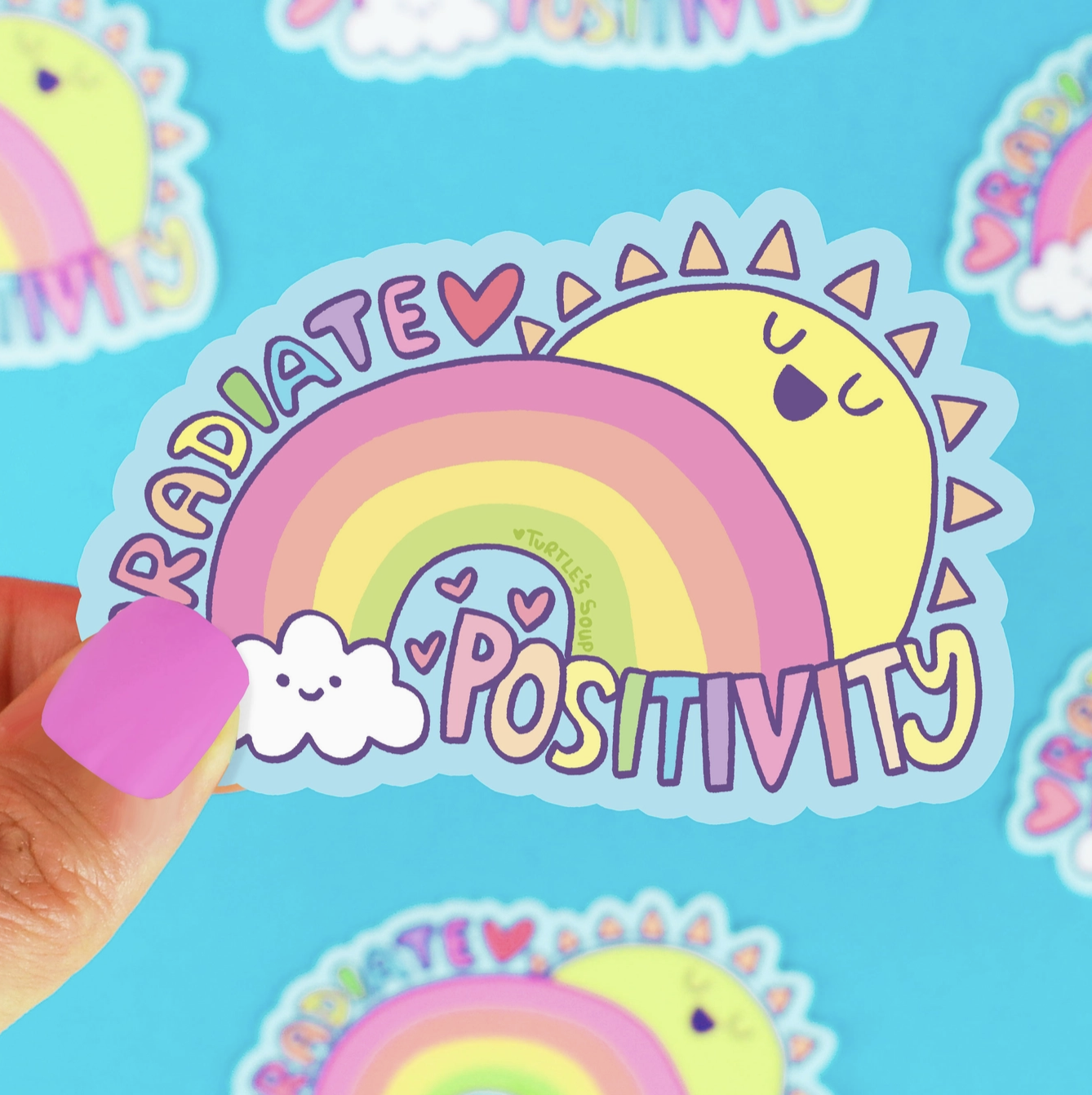 Radiate Positivity - Vinyl Sticker