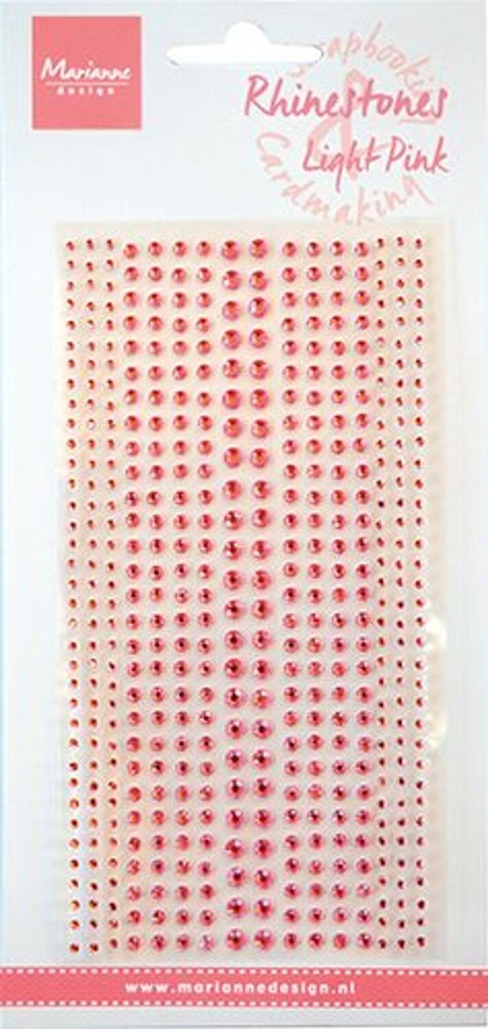 Light Pink - Rhinestones