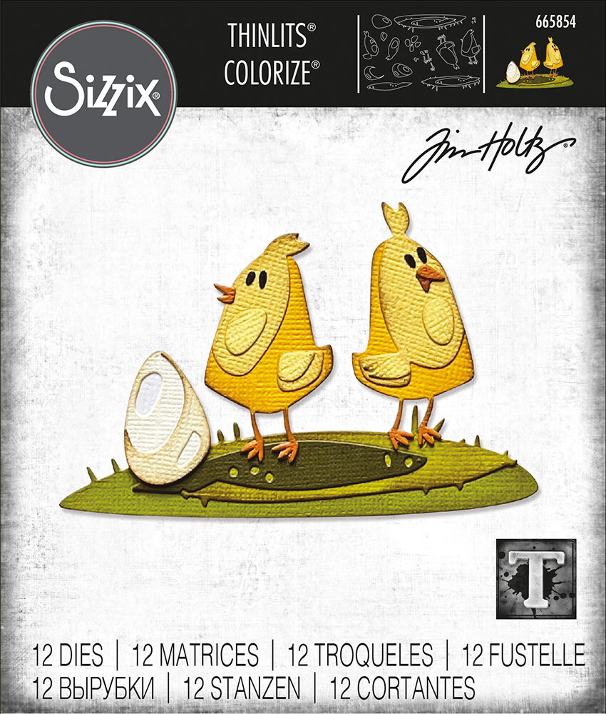 Papercut Chicks - Thinlits Die Set