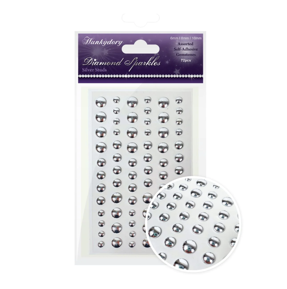 Silver Studs - Diamond Sparkles