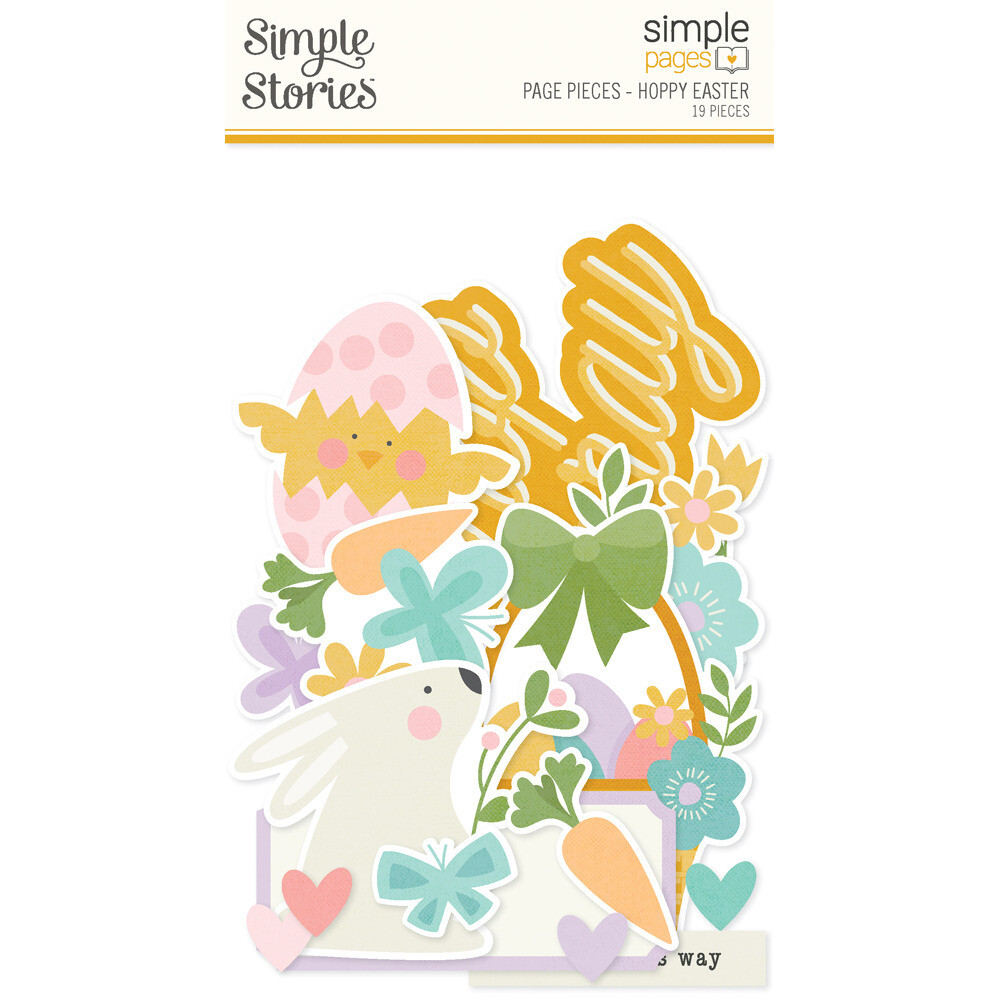 Simple Pages Page Pieces - Hoppy Easter Collection