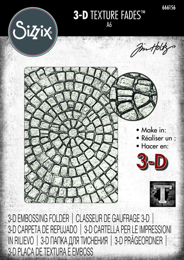 Mosaic - 3-D Texture Fades Embossing Folder