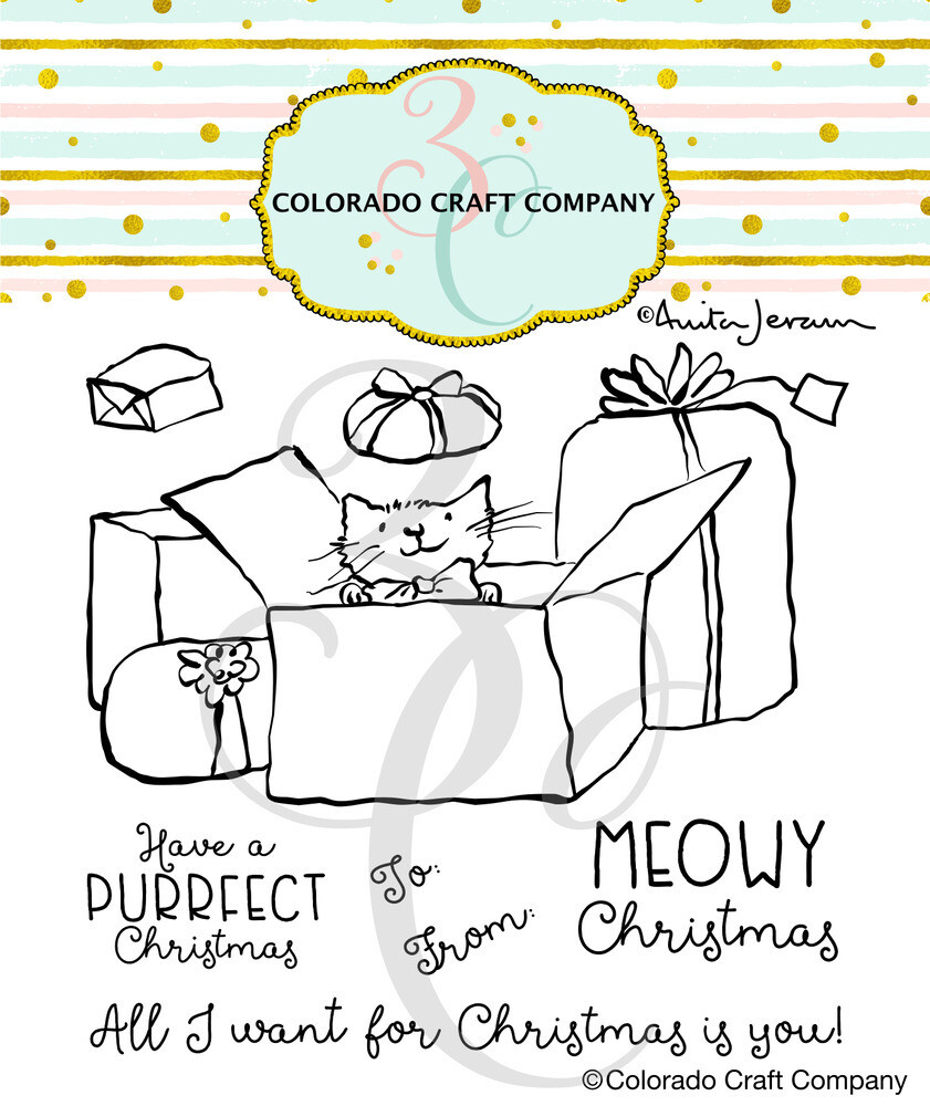 Meowy Christmas - Stamp and Die Set