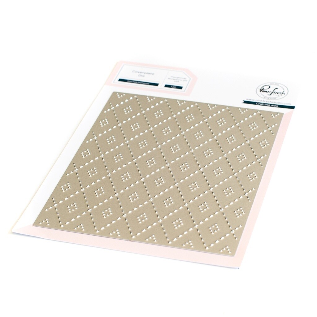 Stitched Diamonds - Cover Plate Die