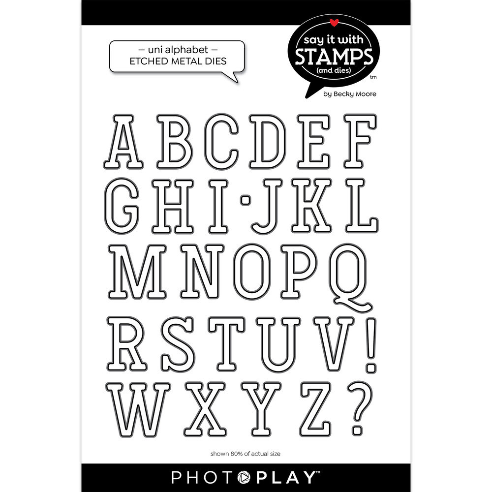 Uni Alphabet - Die Set