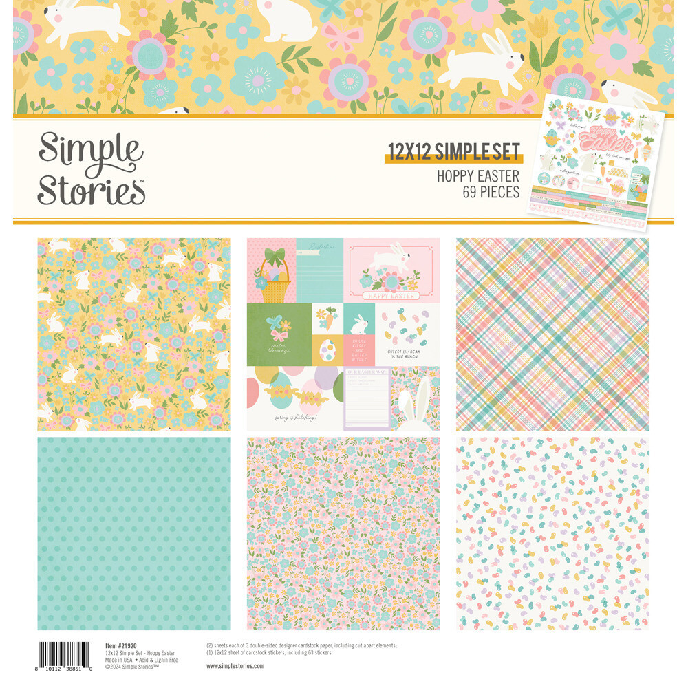 12x12 Simple Set - Hoppy Easter Collection