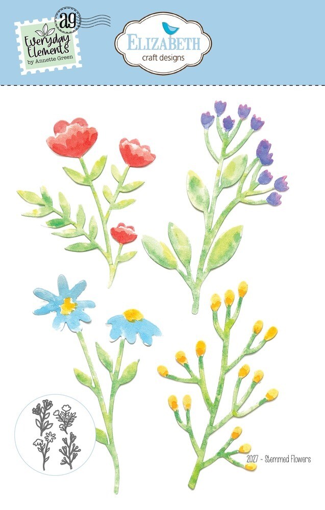 Stemmed Flowers - Die Set