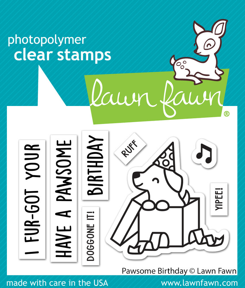 Pawsome Birthday - Stamp and Die Set