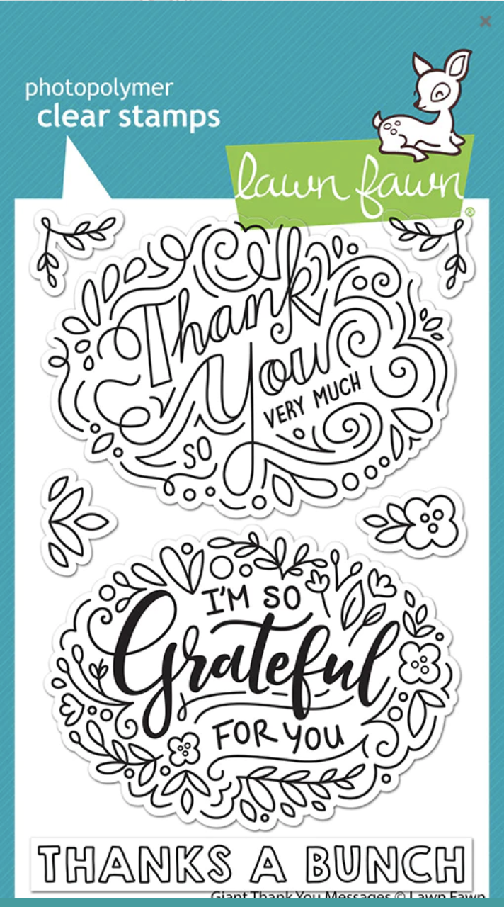Giant Thank You Messages - Stamp Set