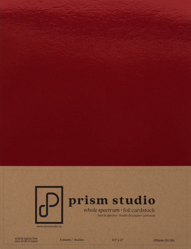 Ruby - 8.5x11 Foil Cardstock