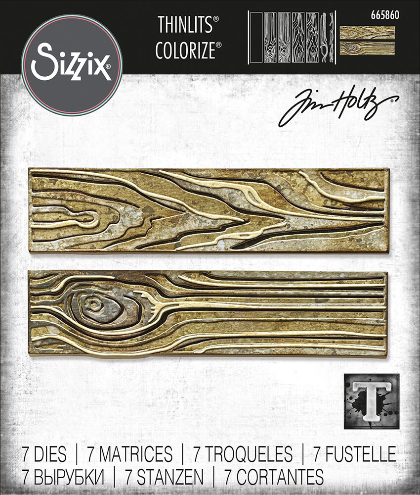 Woodgrain - Thinlits Die Set