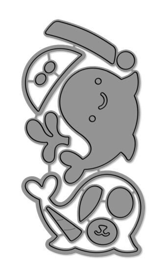 Narwhal and Friends - Die Set