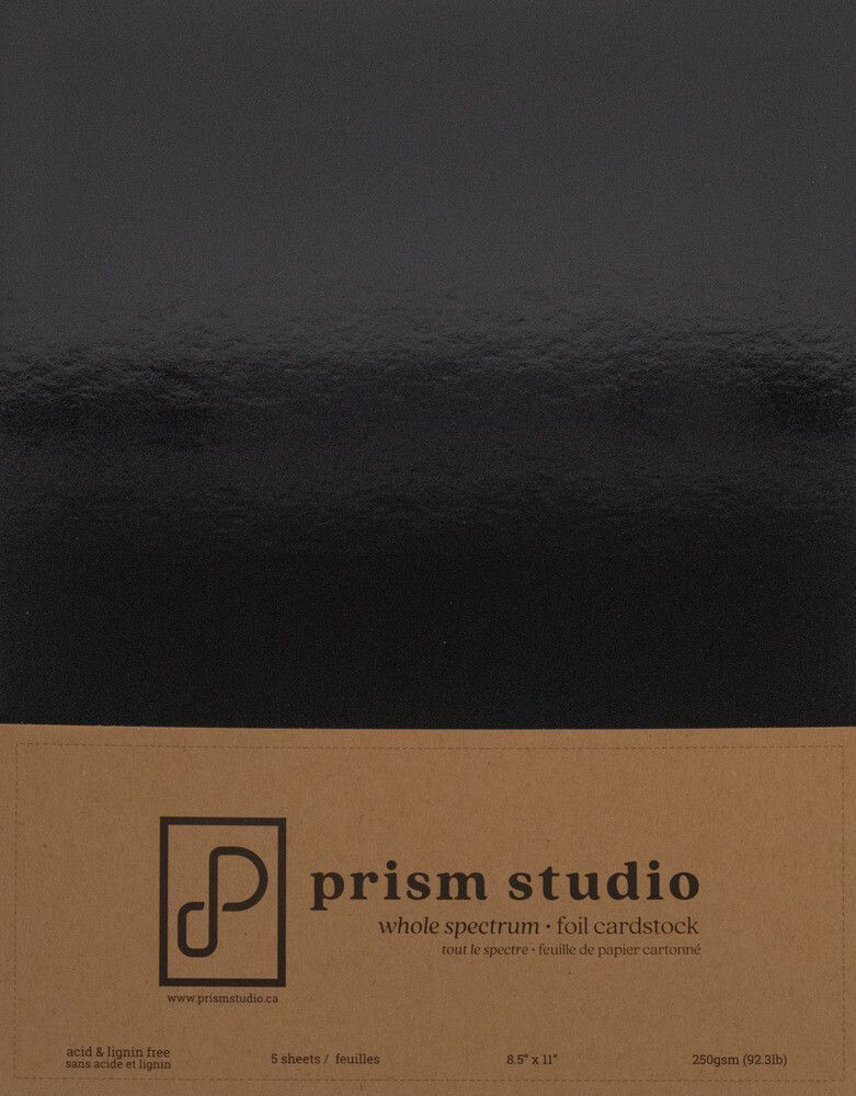 Obsidian - 8.5x11 Foil Cardstock