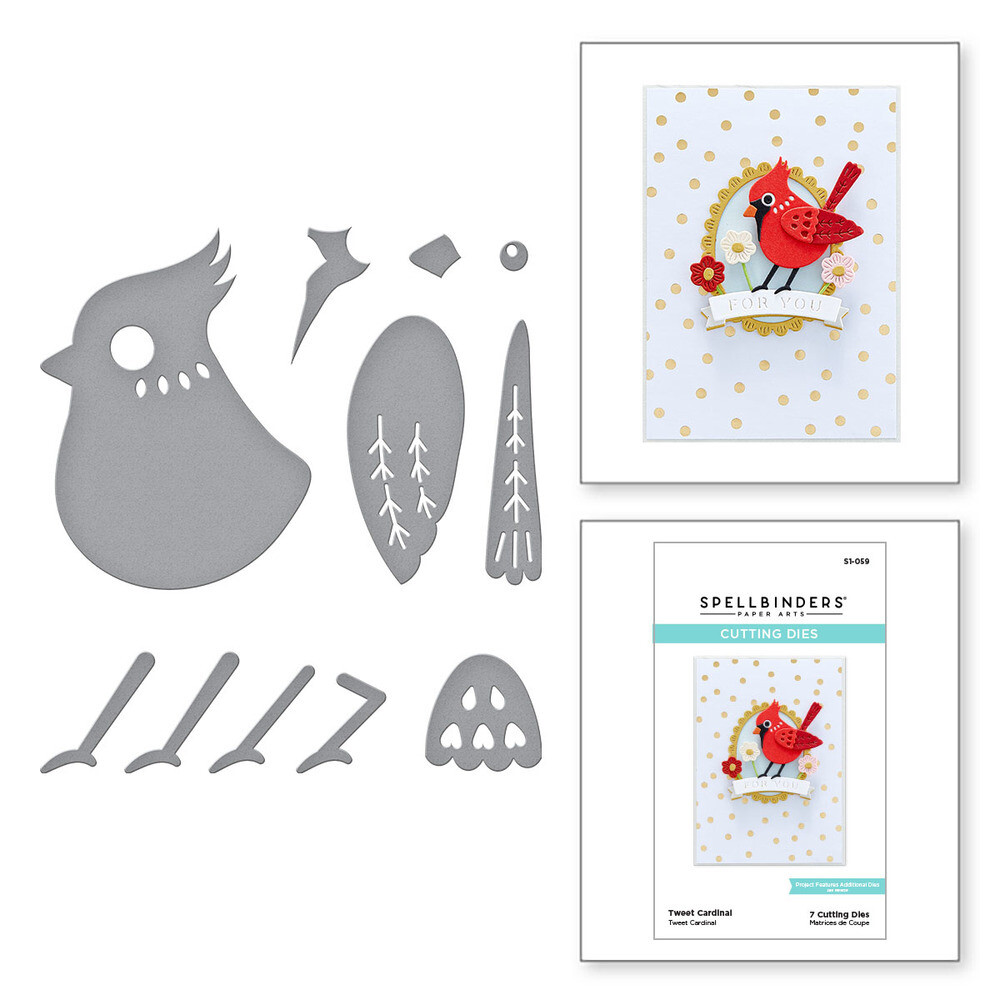 Tweet Cardinal - Die Set