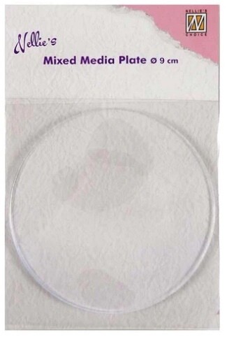 Round Mixed Media Gel Plate - 3.5&quot;