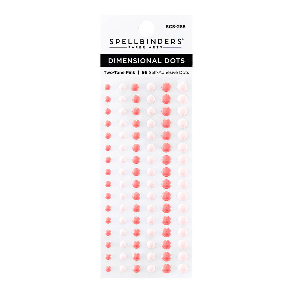 Two-tone Pink - Dimensional Enamel Dots