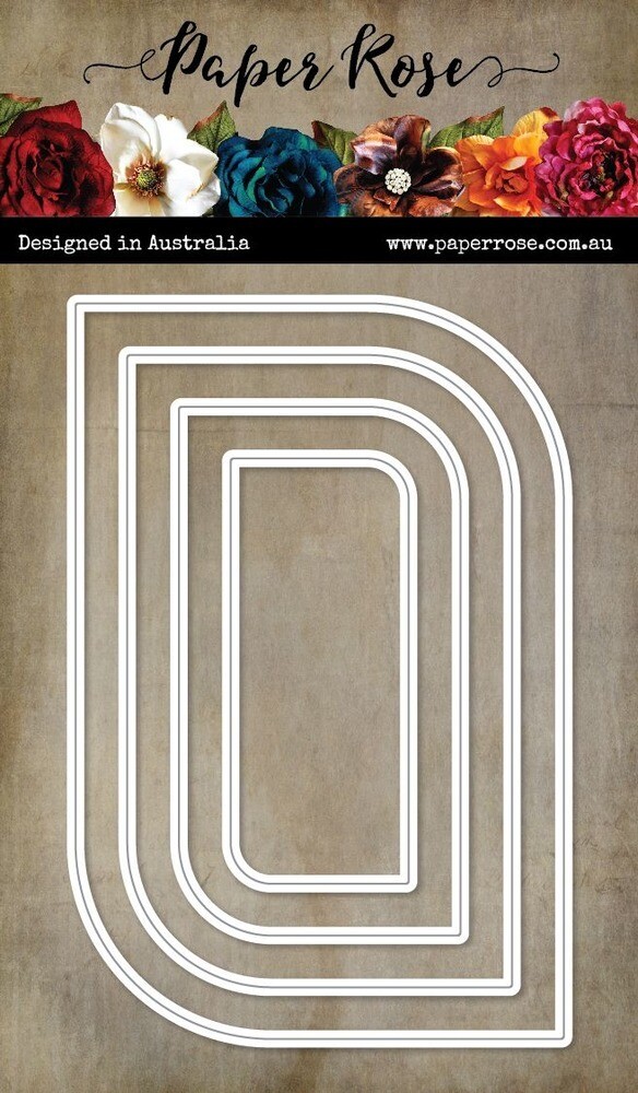 Nesting Curved Rectangles - Die Set