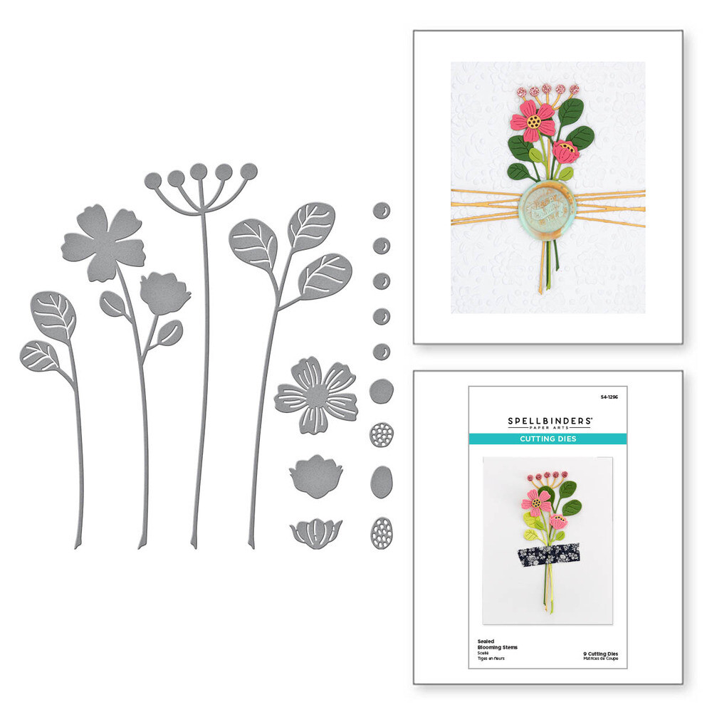 Sealed Blooming Stems - Die Set
