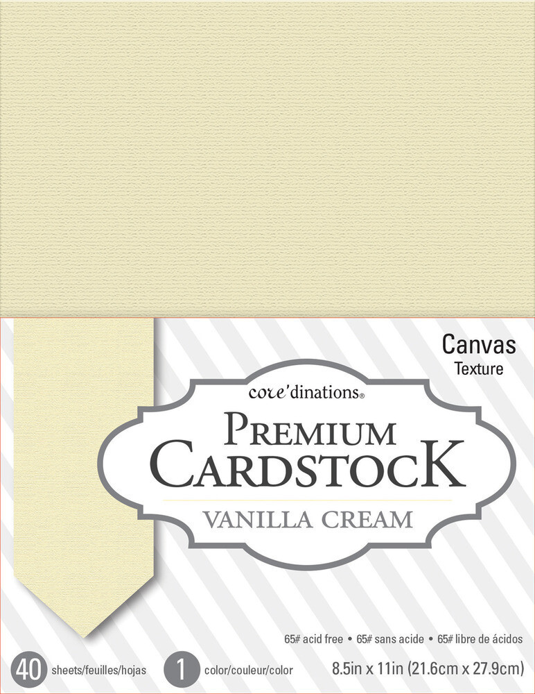 Vanilla Cream - 8.5x11 Premium Cardstock