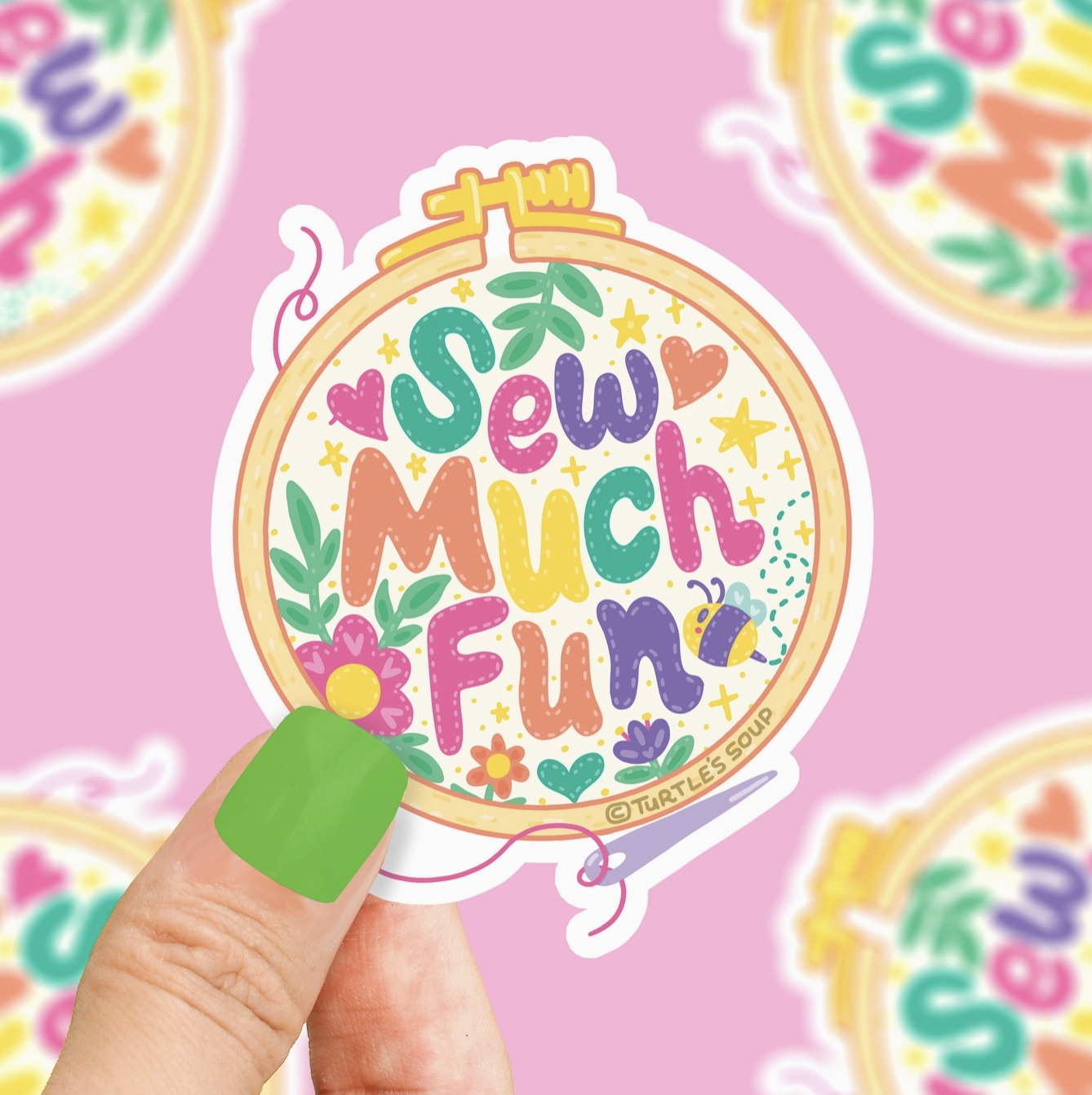 Sew Much Fun - Vinyl Sticker