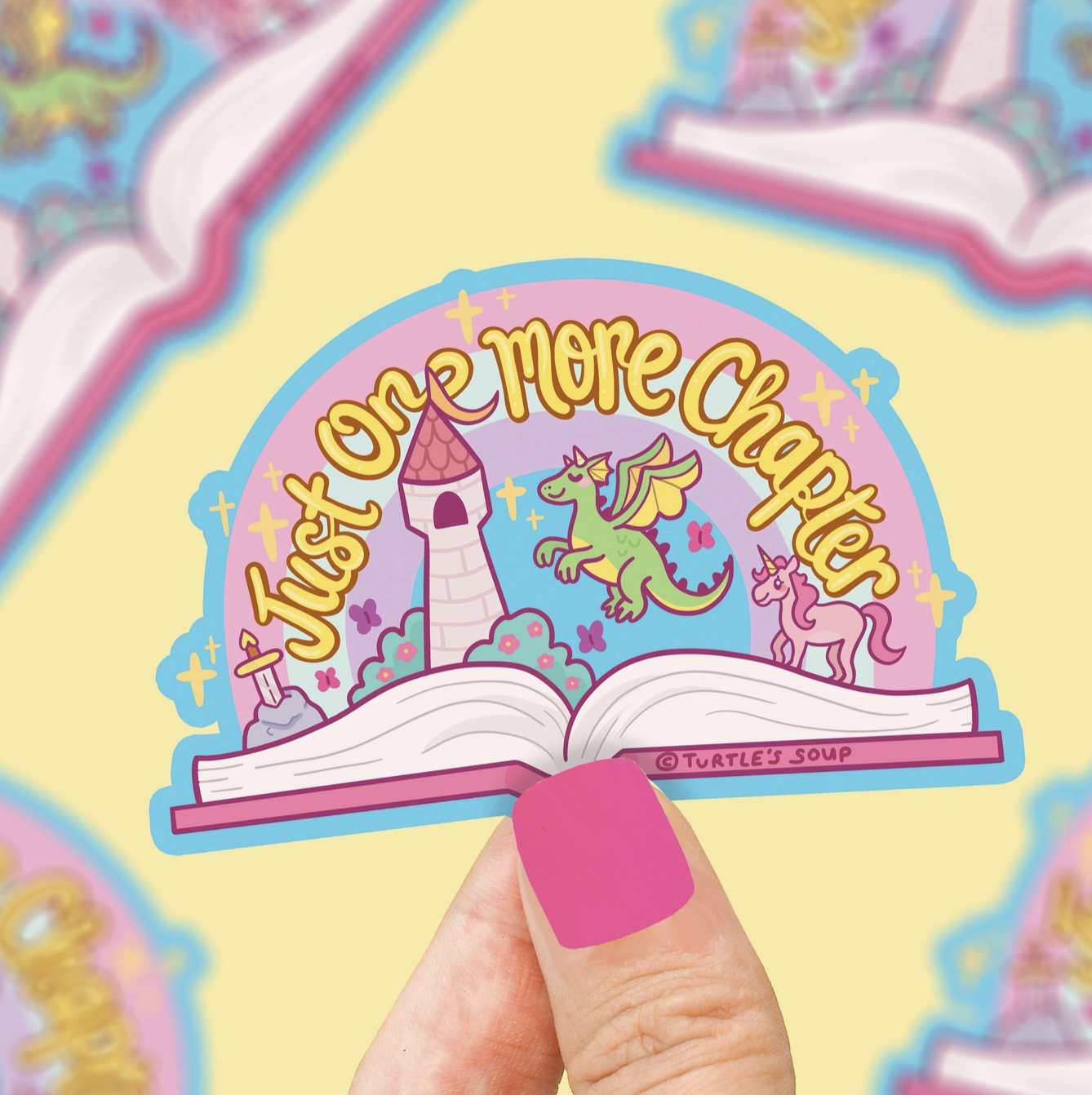 Just One More Chapter - Vinyl Sticker