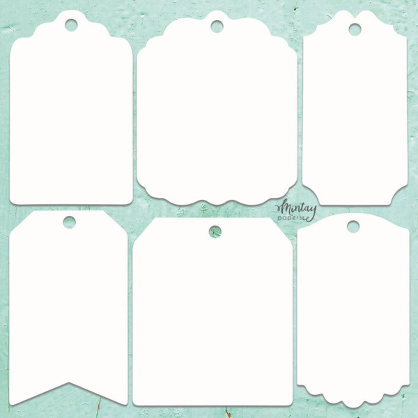 Tags - Mintay Chippies Chipboard