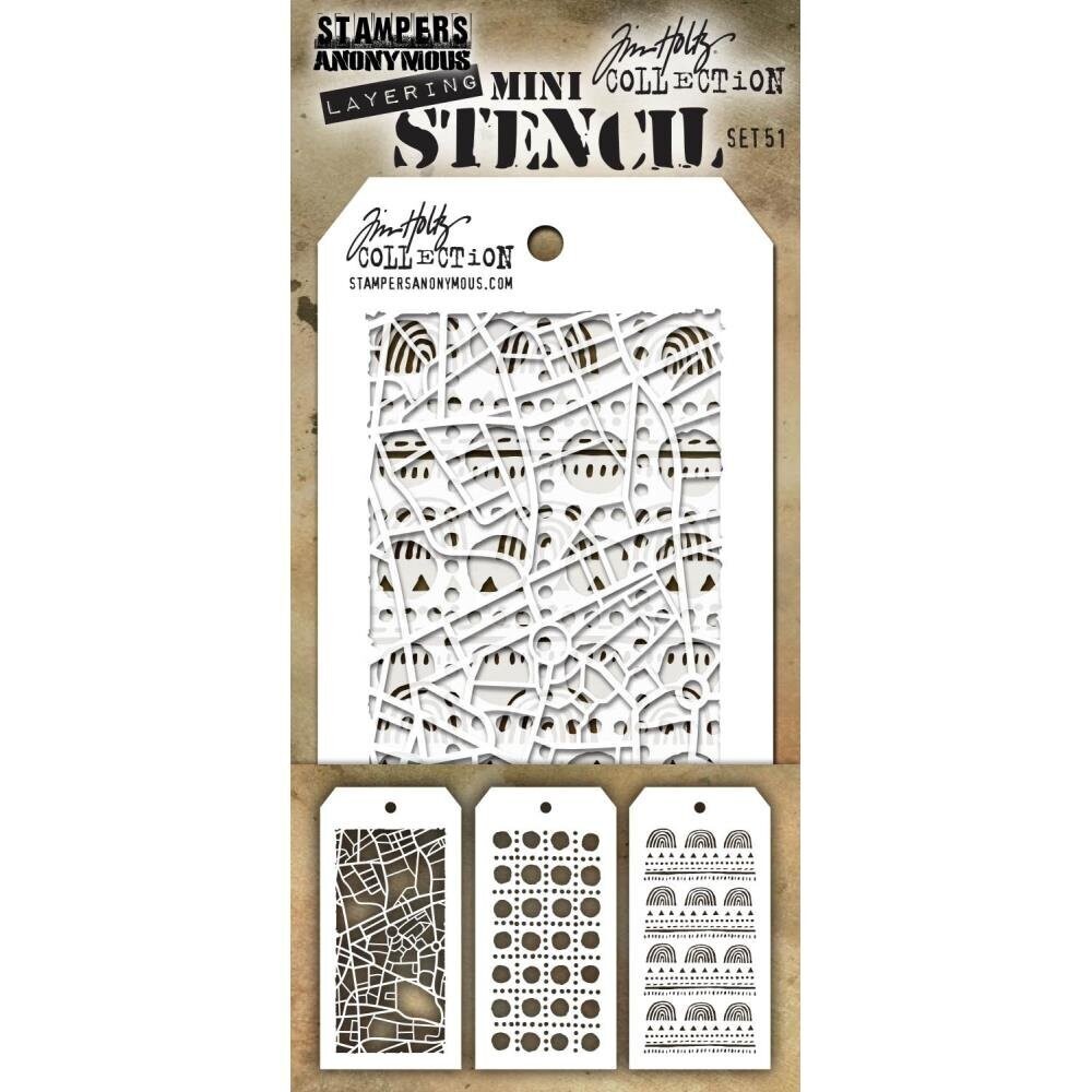 Set 51 - Mini - Stencil Set