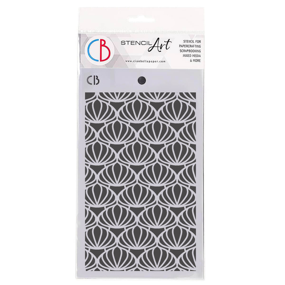 Precious Fan - Stencil