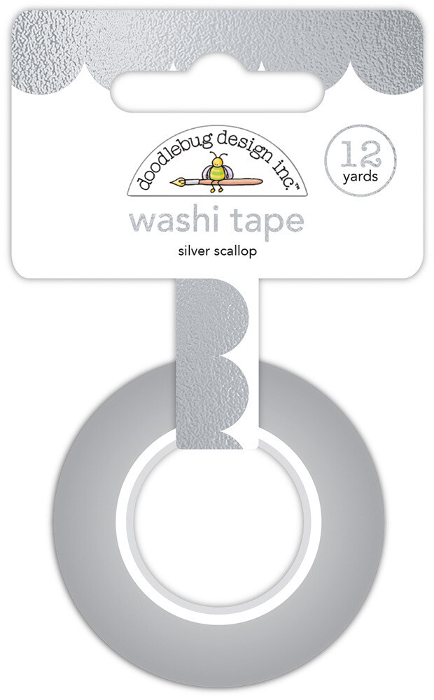 Silver Scallop - Washi Tape
