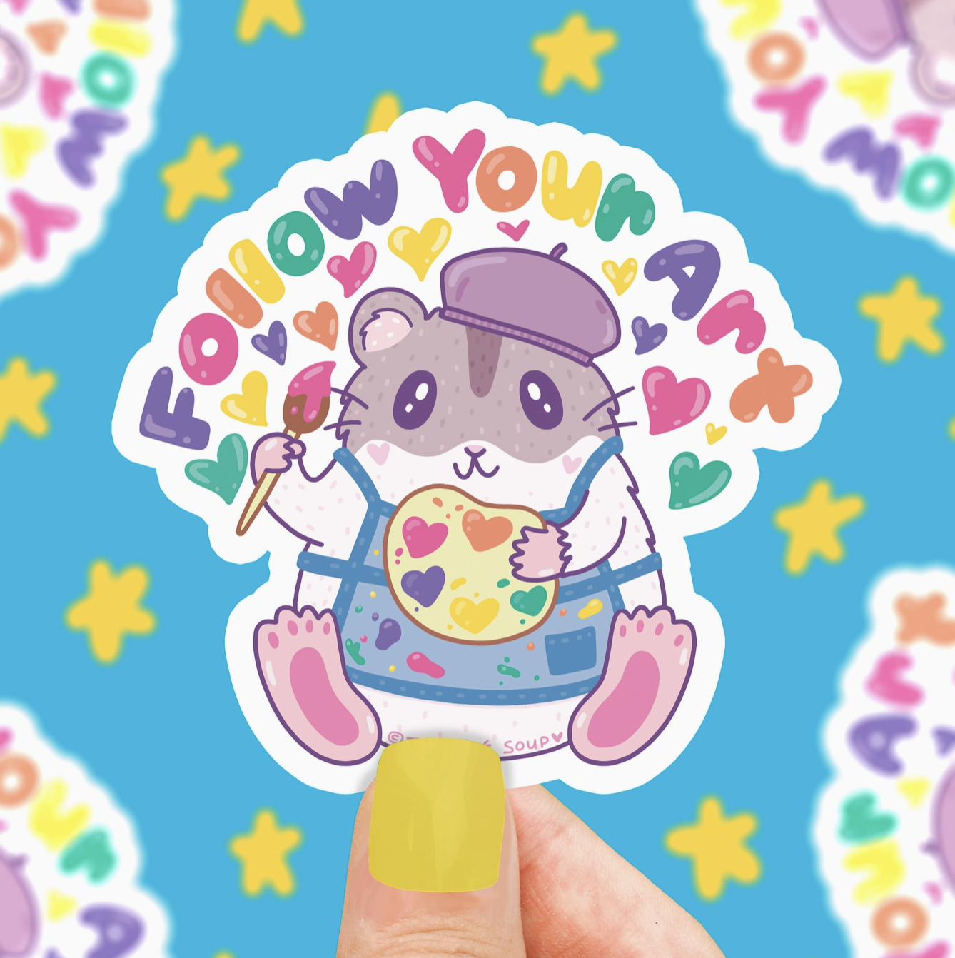 Follow Your Art - Vinyl Sticker