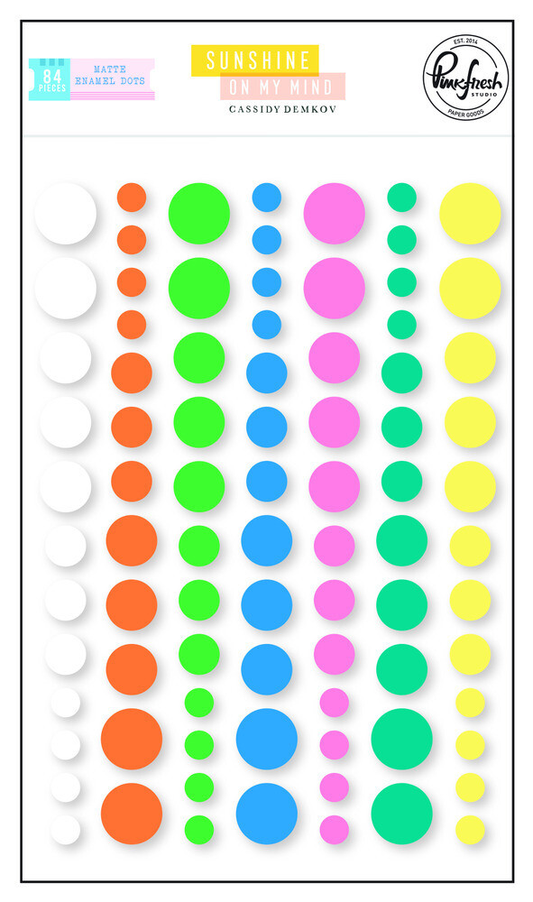 Matte Enamel Dots - Sunshine on my Mind Collection