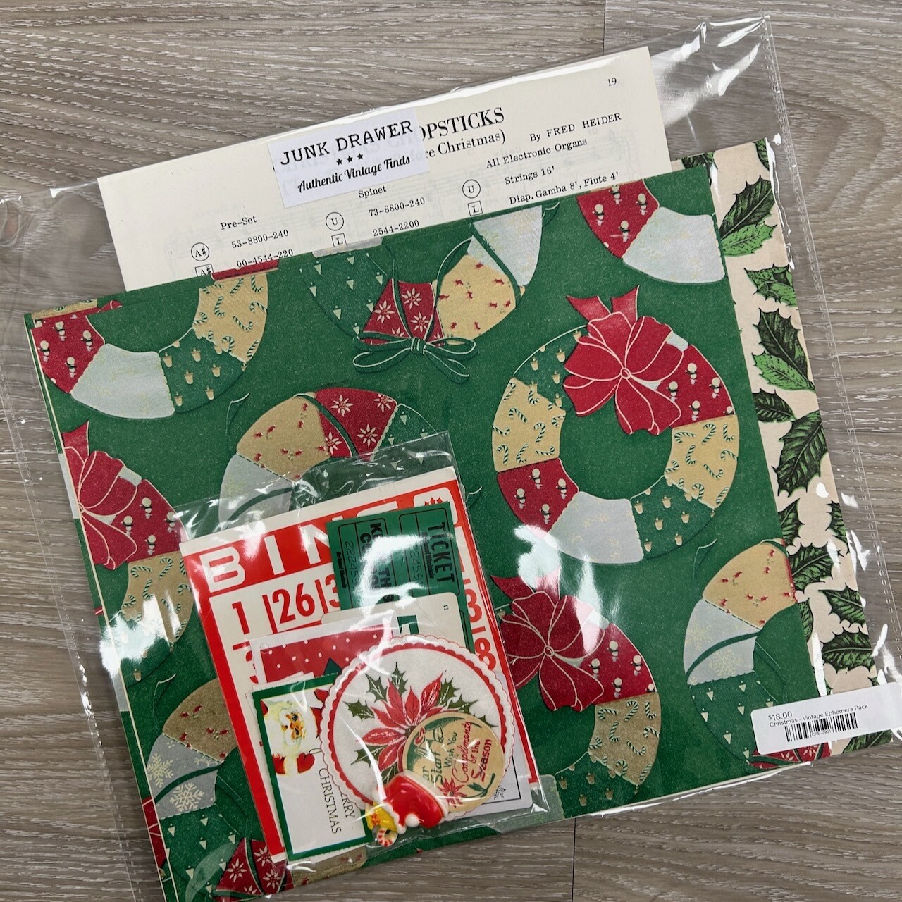 Christmas - Vintage Ephemera Pack