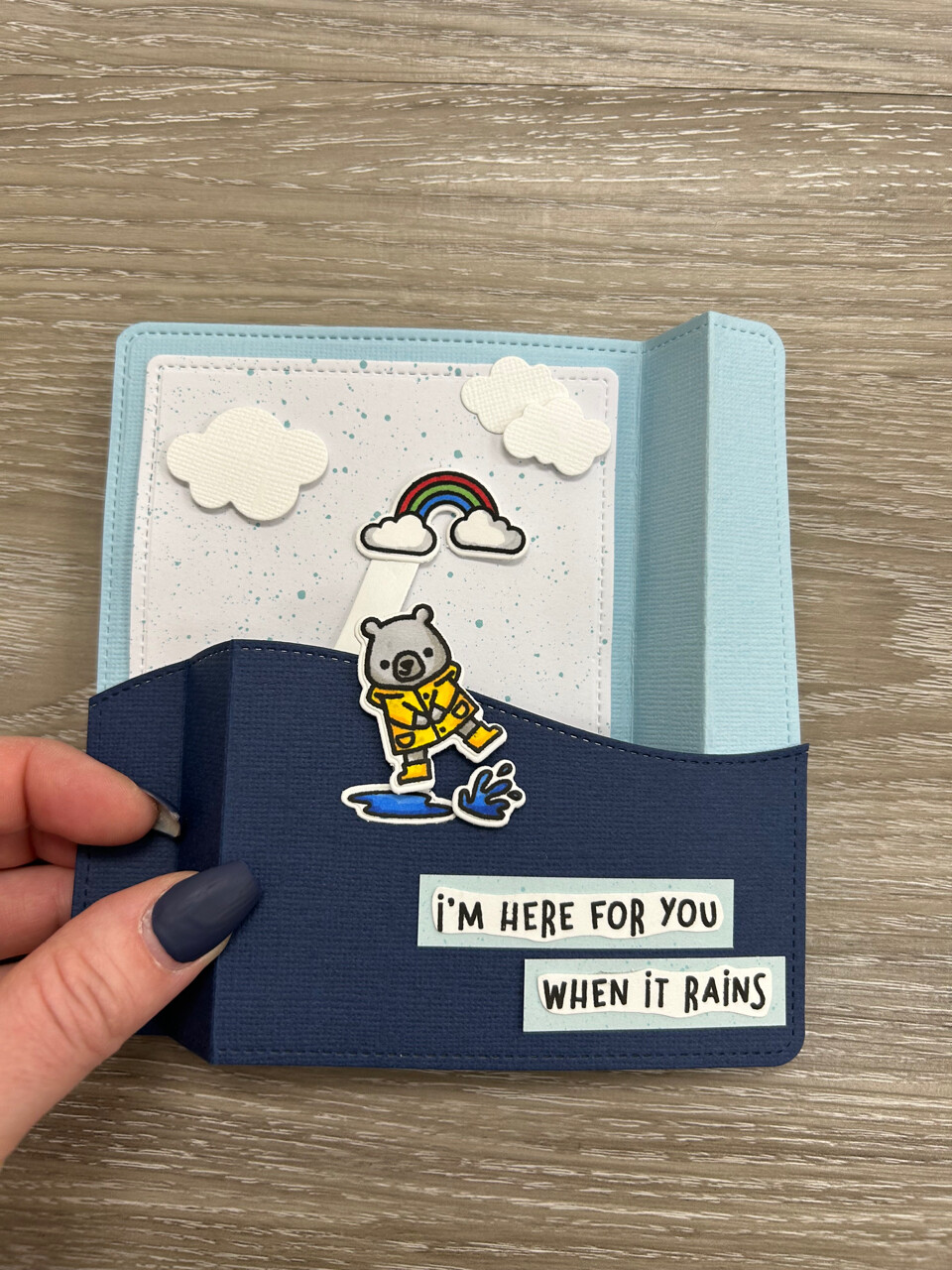 Rain Bear - Make &amp; Take Card Kit