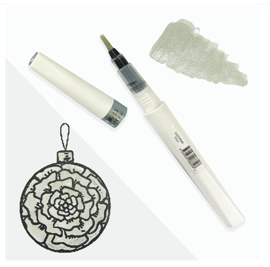 Silver - Winkles Shimmer Glitter Pen