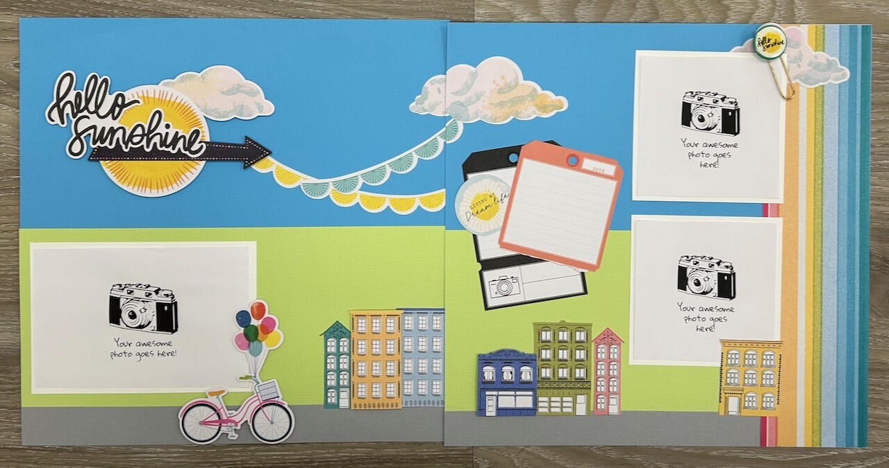 Hello Sunshine - Make &amp; Take Layout Kit