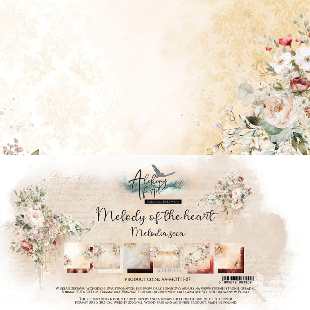 12x12 Paper Collection - Melody of The Heart Collection