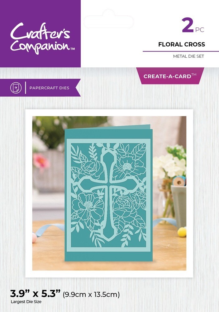 Floral Cross - Create-A-Card Die Set