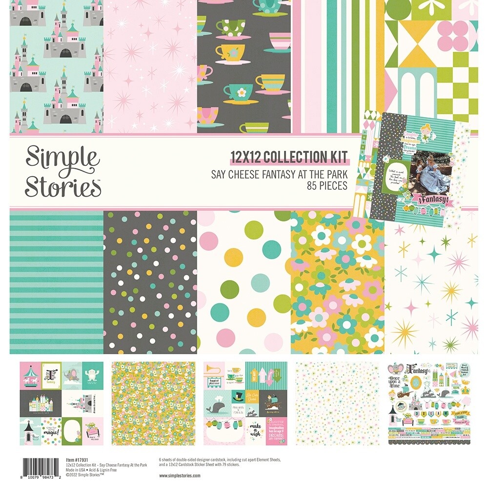 12x12 Collection Kit - Say Cheese Fantasy at The Park Collection