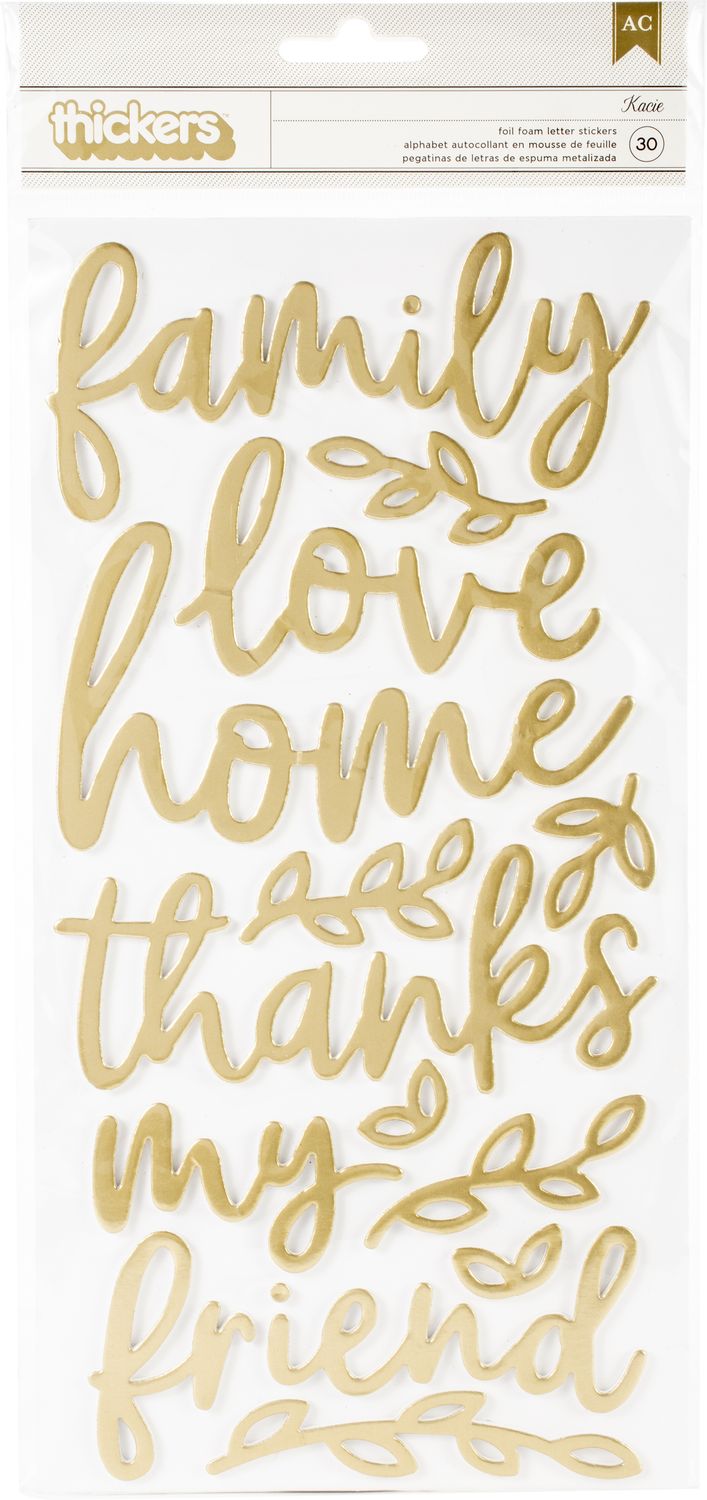 Kacie - Thickers Phrase Stickers