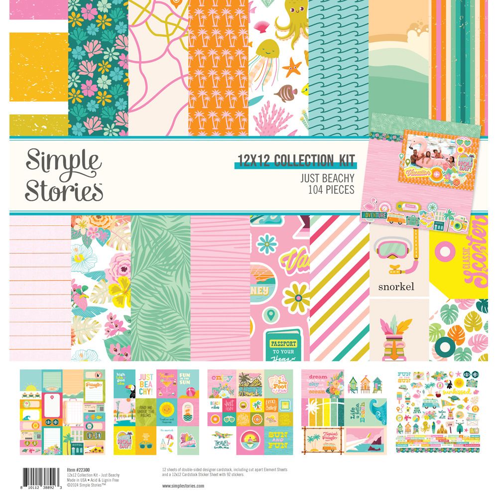12x12 Collection Kit - Just Beachy Collection