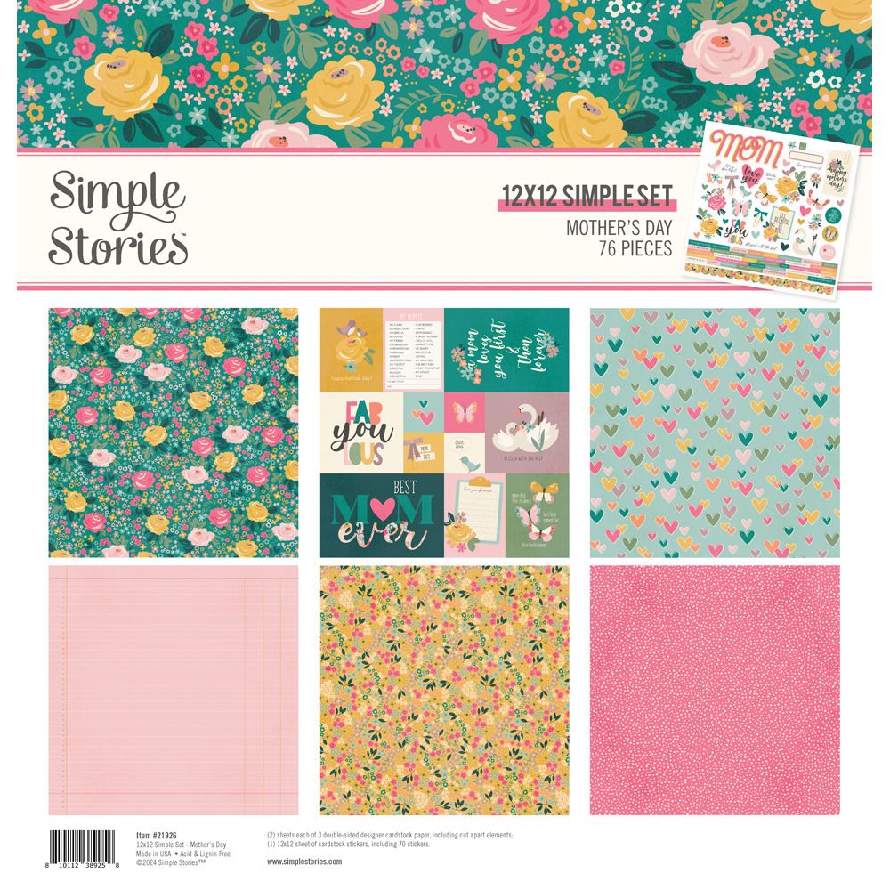 12x12 Simple Set - Mother&#39;s Day Collection