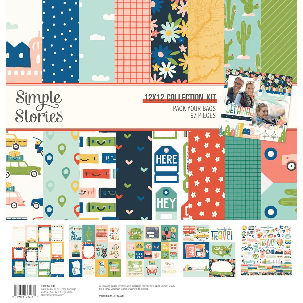 12x12 Collection Kit - Pack Your Bags Collection