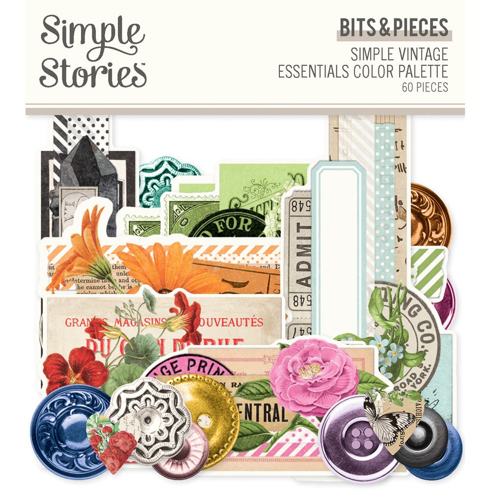Bits &amp; Pieces - Simple Vintage Essentials Color Palette Collection