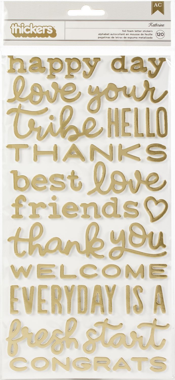 Kathrine - Thickers Phrase Stickers