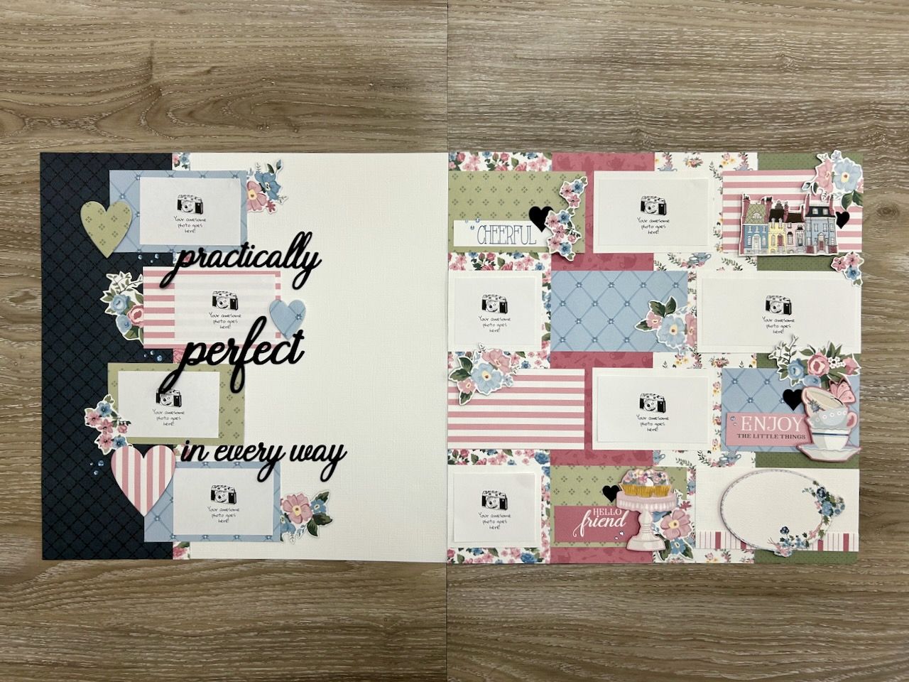 Practically Perfect - Make &amp; Take Layout Kit