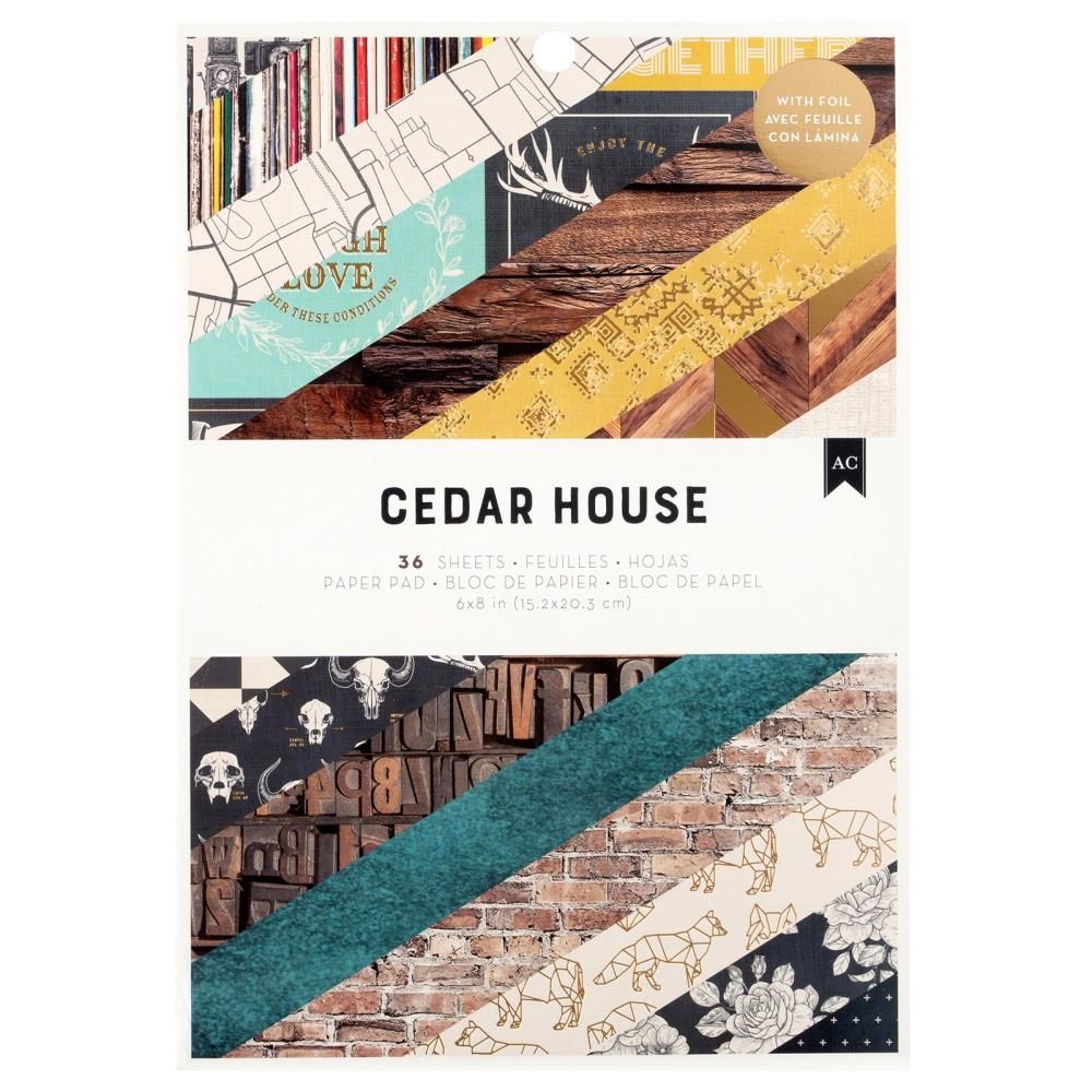 6x8 Paper Pad - Cedar House Collection
